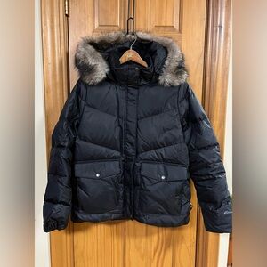Ladies women’s Eddie Bauer winter ski jacket large down